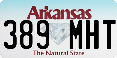 AR license plate 389MHT