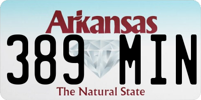 AR license plate 389MIN
