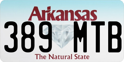 AR license plate 389MTB