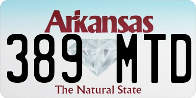 AR license plate 389MTD