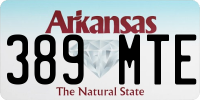 AR license plate 389MTE