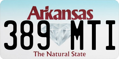 AR license plate 389MTI