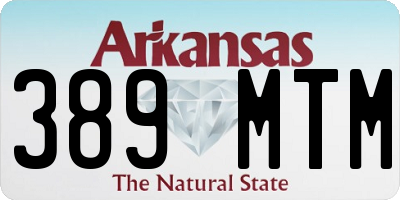 AR license plate 389MTM