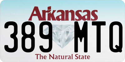 AR license plate 389MTQ
