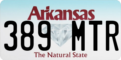 AR license plate 389MTR
