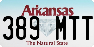 AR license plate 389MTT