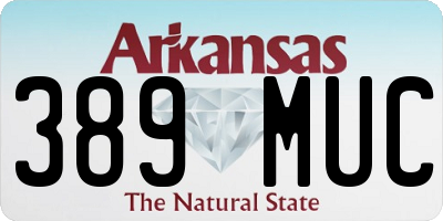 AR license plate 389MUC
