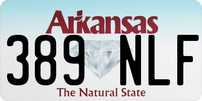 AR license plate 389NLF