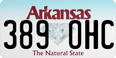 AR license plate 389OHC