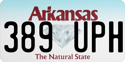 AR license plate 389UPH