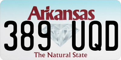AR license plate 389UQD
