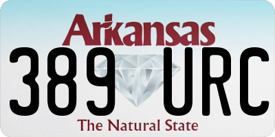 AR license plate 389URC