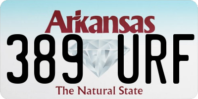 AR license plate 389URF