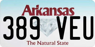 AR license plate 389VEU