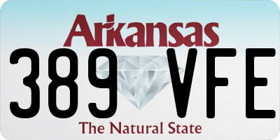 AR license plate 389VFE