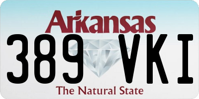 AR license plate 389VKI