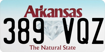 AR license plate 389VQZ