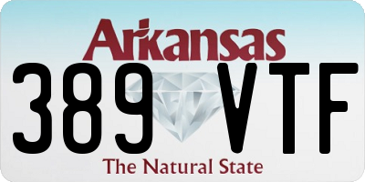 AR license plate 389VTF
