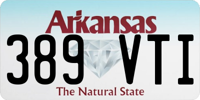 AR license plate 389VTI