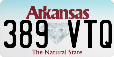 AR license plate 389VTQ