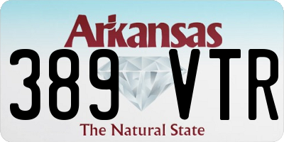 AR license plate 389VTR