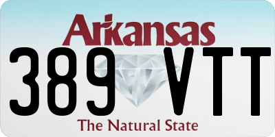 AR license plate 389VTT
