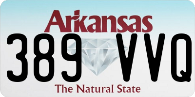 AR license plate 389VVQ