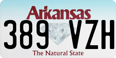 AR license plate 389VZH