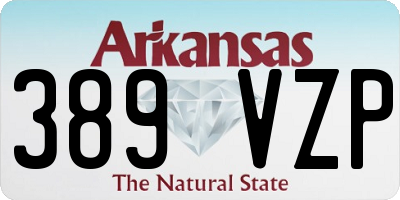 AR license plate 389VZP