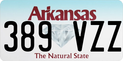 AR license plate 389VZZ