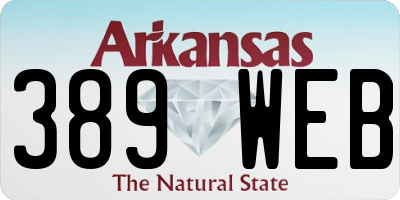 AR license plate 389WEB