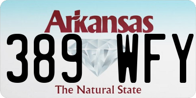 AR license plate 389WFY