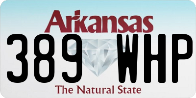 AR license plate 389WHP
