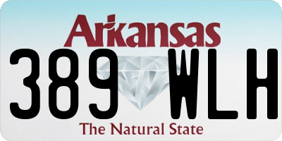 AR license plate 389WLH