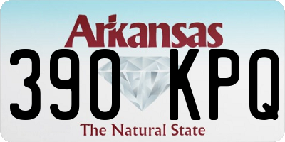 AR license plate 390KPQ