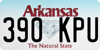 AR license plate 390KPU