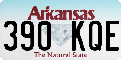 AR license plate 390KQE