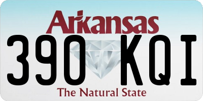 AR license plate 390KQI