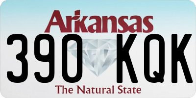 AR license plate 390KQK