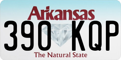 AR license plate 390KQP