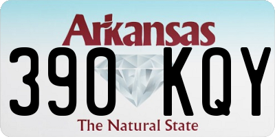 AR license plate 390KQY