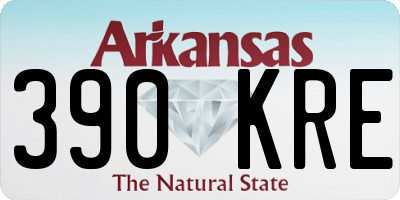 AR license plate 390KRE