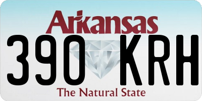 AR license plate 390KRH