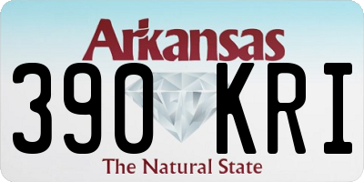 AR license plate 390KRI