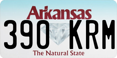 AR license plate 390KRM