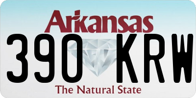 AR license plate 390KRW