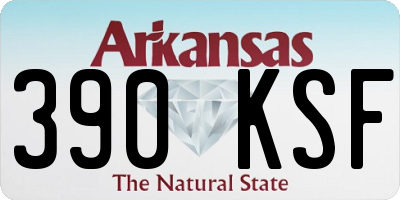 AR license plate 390KSF
