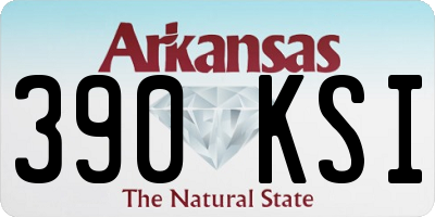 AR license plate 390KSI
