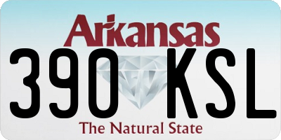 AR license plate 390KSL