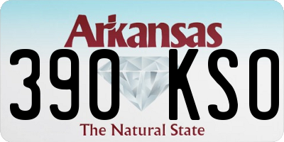 AR license plate 390KSO